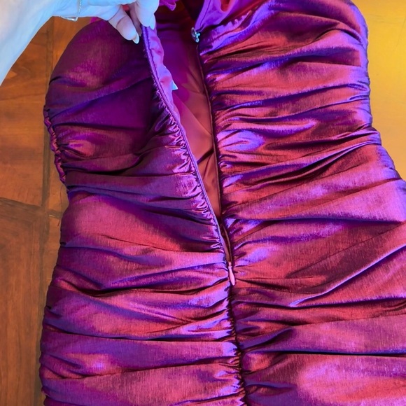 JESSICA McCLINTOCK “Girls Collection” Purple Formal Dress, girls’ size 10 - Picture 5 of 12